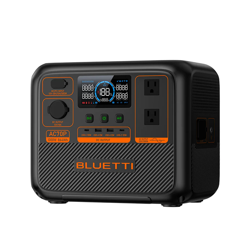 BLUETTI AC70P 1000W Portable Power Station - Image 4