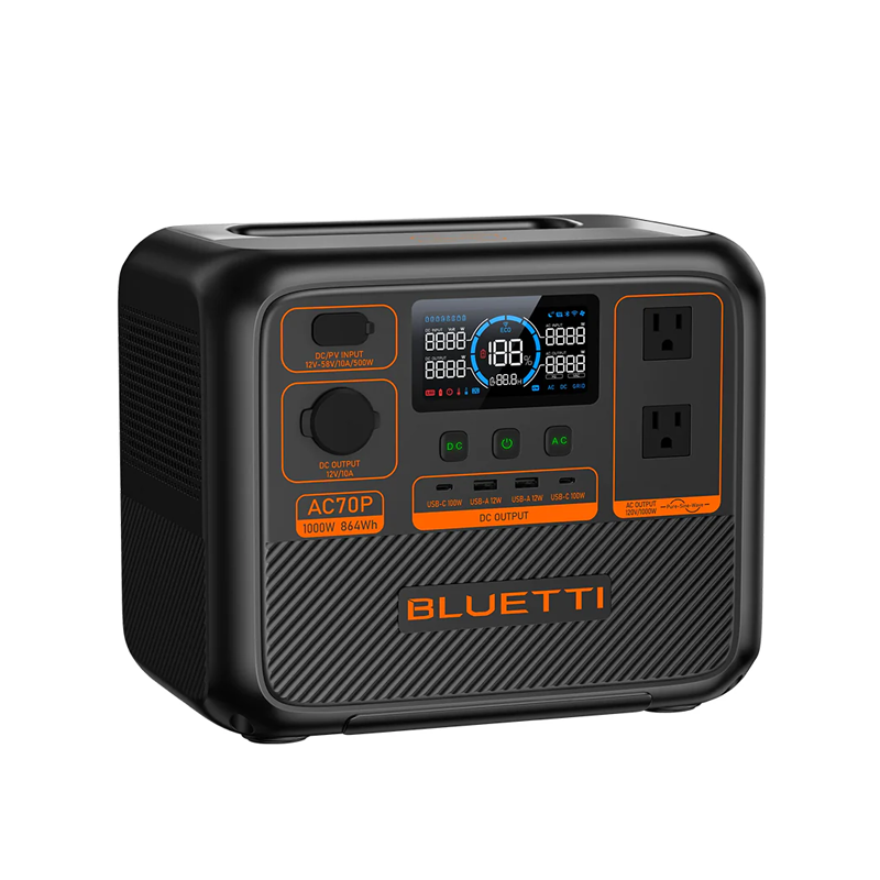 BLUETTI AC70P 1000W Portable Power Station - Image 3