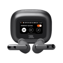 JBL LIVE BEAM 3 True Wireless Noise-Cancelling Earbuds Black