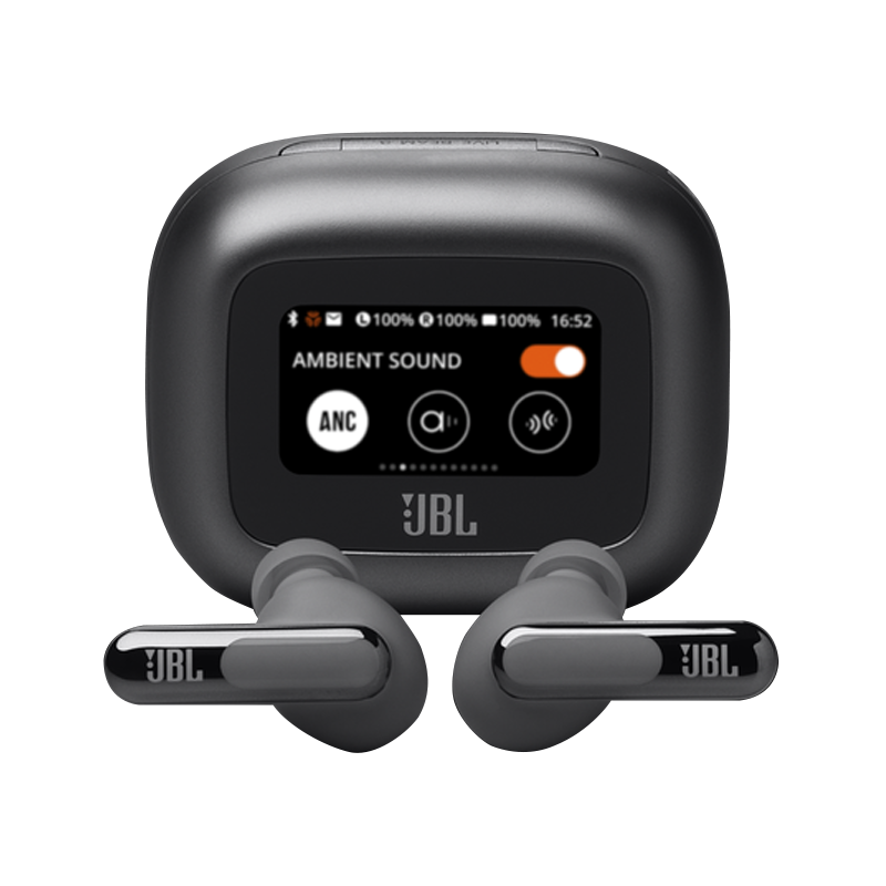 JBL LIVE BEAM 3 True Wireless Noise-Cancelling Earbuds Black