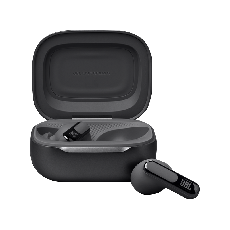 JBL LIVE BEAM 3 True Wireless Noise-Cancelling Earbuds Black - Image 8