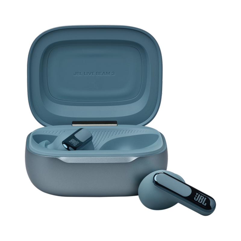 JBL LIVE BEAM 3 True Wireless Noise-Cancelling Earbuds Blue - Image 2