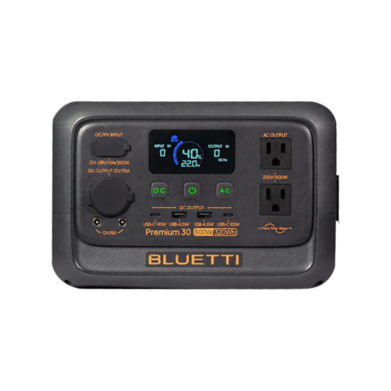 Bluetti PREMIUM30 V2 600W Portable Power Station