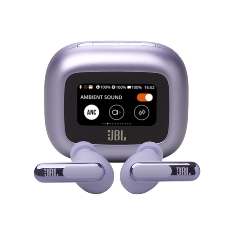 JBL LIVE BEAM 3 True Wireless Noise-Cancelling Earbuds Purple