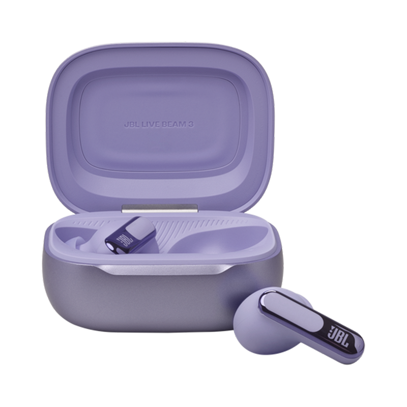 JBL LIVE BEAM 3 True Wireless Noise-Cancelling Earbuds Purple - Image 2