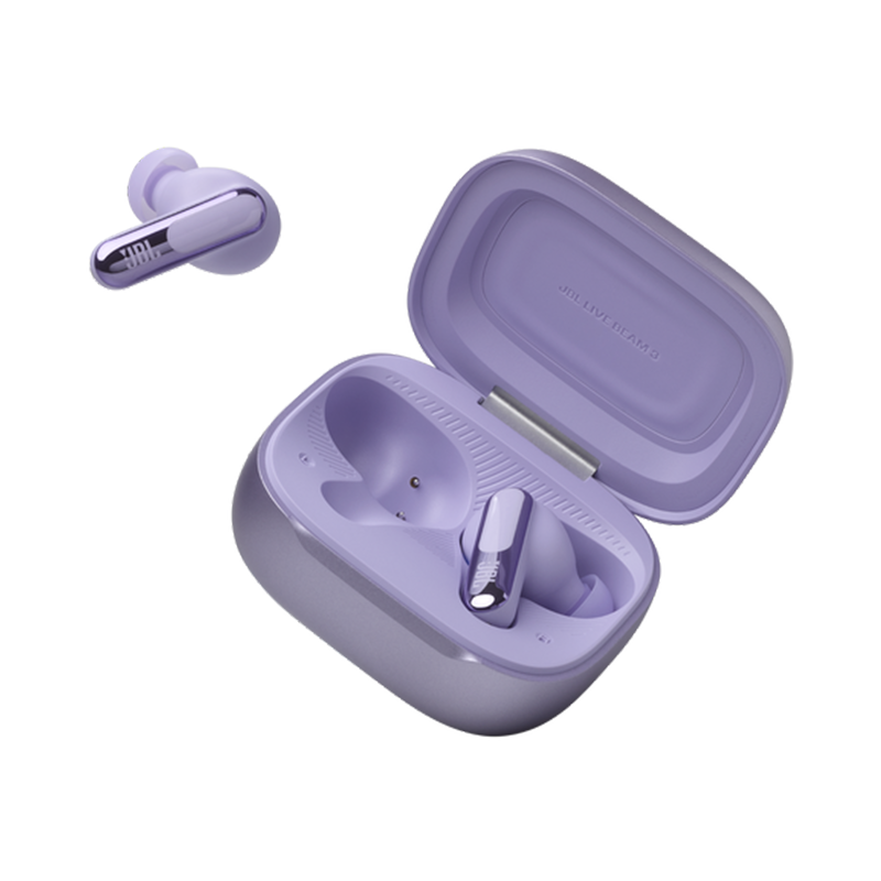 JBL LIVE BEAM 3 True Wireless Noise-Cancelling Earbuds Purple - Image 3