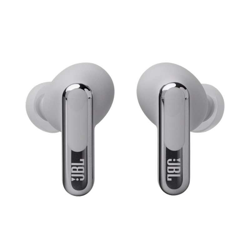 JBL LIVE BEAM 3 True Wireless Noise-Cancelling Earbuds Silver - Image 11