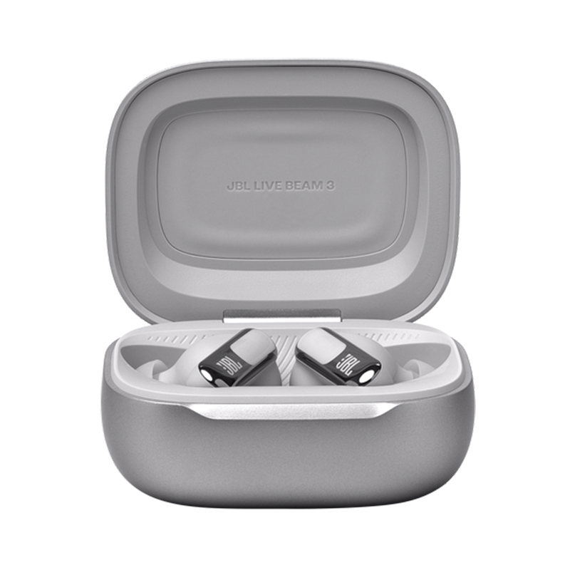JBL LIVE BEAM 3 True Wireless Noise-Cancelling Earbuds Silver - Image 7
