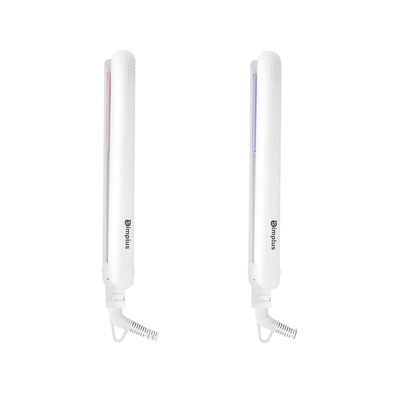 SImplus ZFBA002WP01 2-in-1 Hair Straightener White