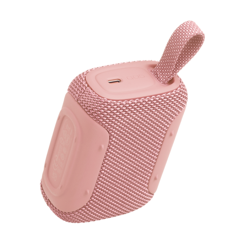 JBL Go 5 Pink Portable Waterproof Bluetooth Speaker - Image 4