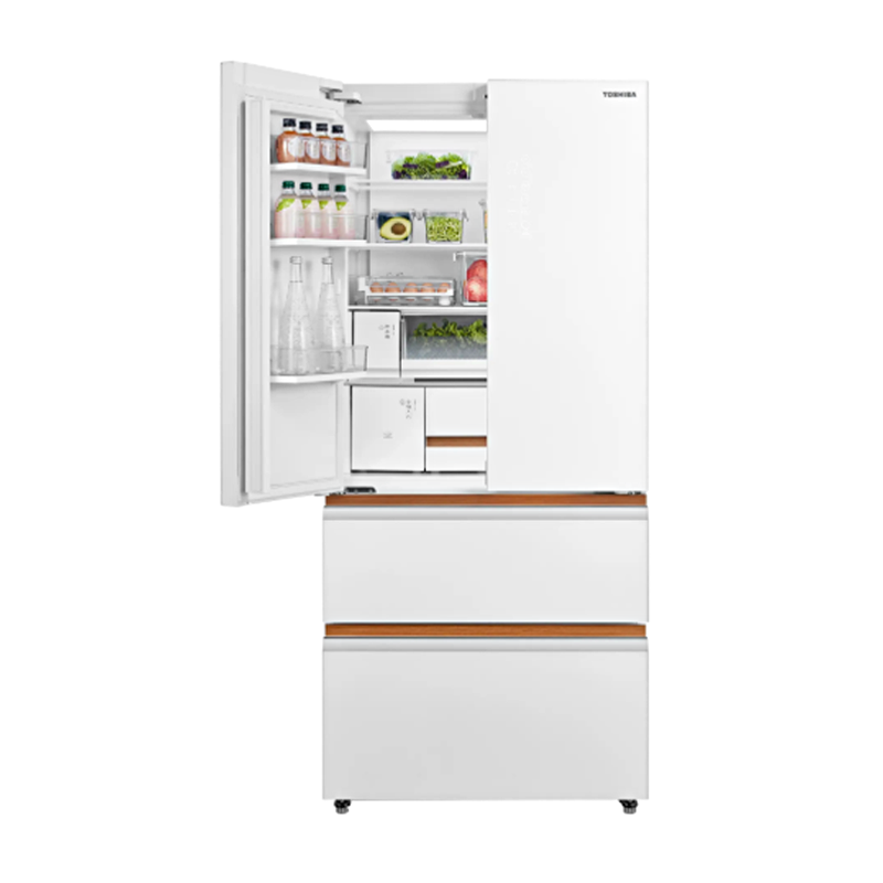 Toshiba GR-RF690WI-PGH(67) 18.8 cu.ft. French Door Refrigerator - Image 4