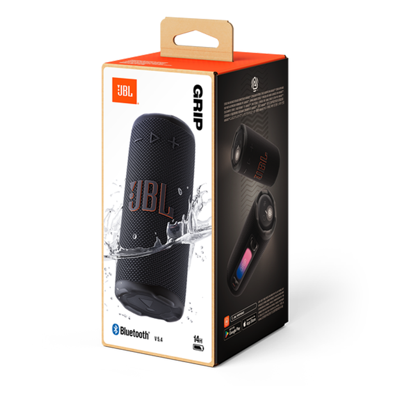 JBL Grip Black Compact Portable Bluetooth Speaker - Image 6