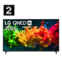 2026 Model – 65in LG QNED evo AI Mini LED 4K Smart TV 65QNED80BSA