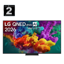 2026 Model – 75in LG QNED evo AI MiniLED 4K Smart TV 75QNED86BSA