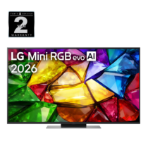 2026 Model – 55in LG Mini RGB evo AI 4K Smart TV 55MRGB86BSA