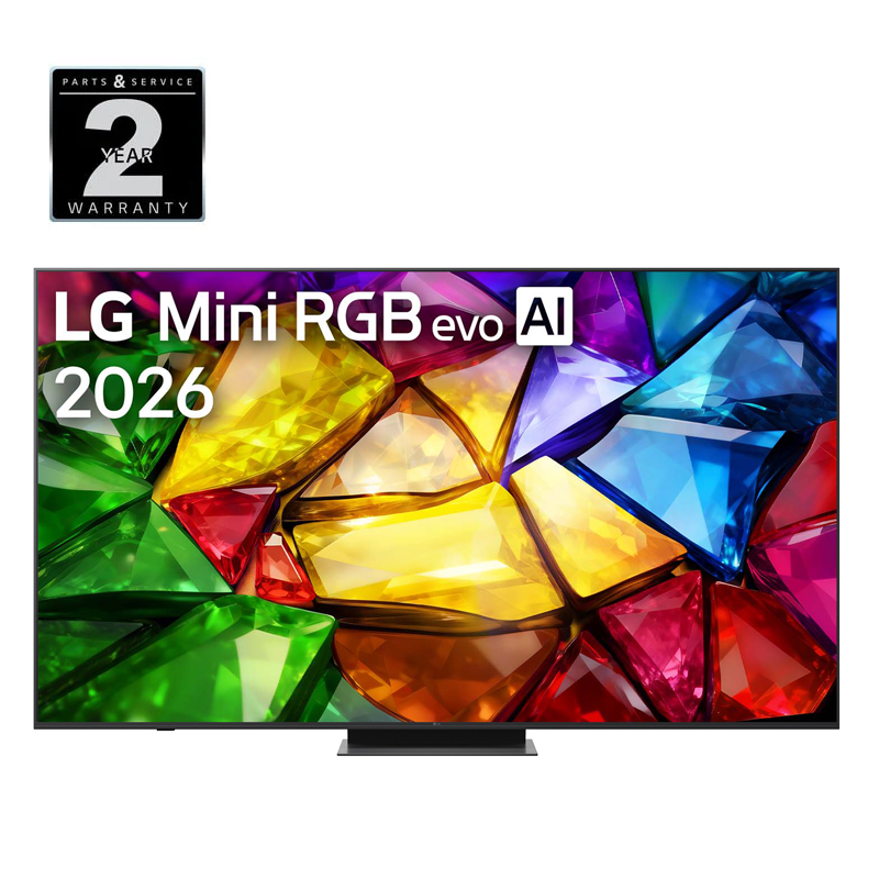 2026 Model – 75in LG Mini RGB evo AI 4K Smart TV 75MRGB86BSA