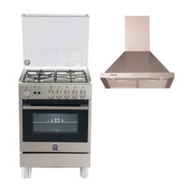 La Germania TU140 71CX 60cm Gas Cooking Range + H33.6 60cm Chimney Range Hood – BUNDLE
