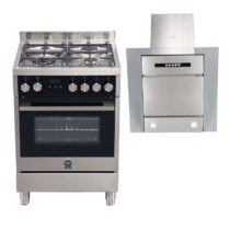 La Germania TU64C 61BX 60cm Gas Cooking Range + K51.6 60cm Range Hood - BUNDLE