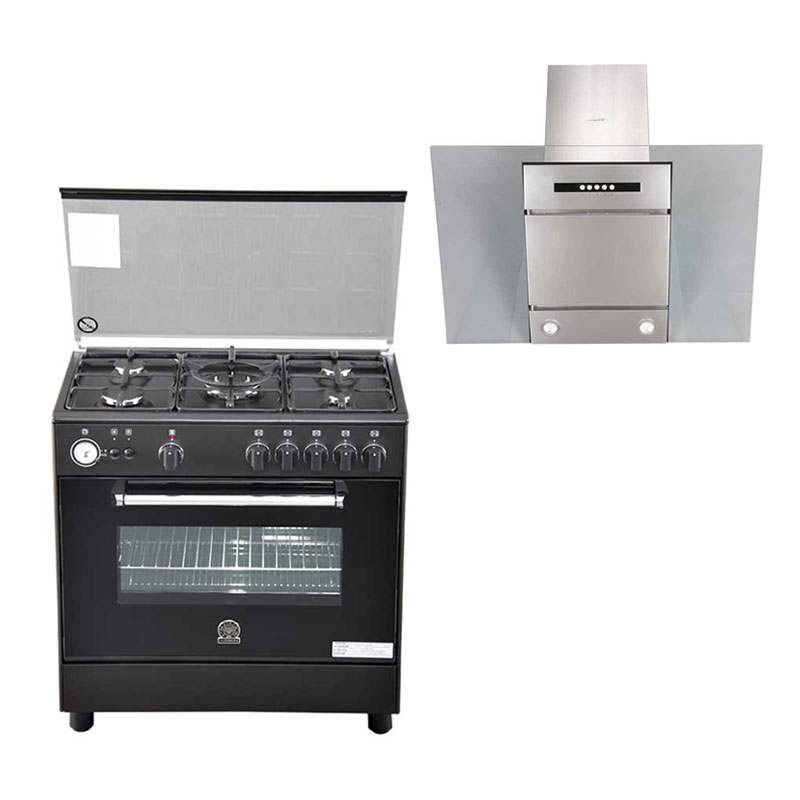 La Germania AM85C 71CNN 80cm Gas Cooking Range + K51.9 90cm Range Hood - BUNDLE
