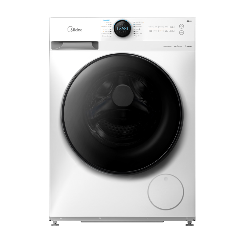 Midea MF200D120B 12kg. Front Load Washer & 8kg. Dryer