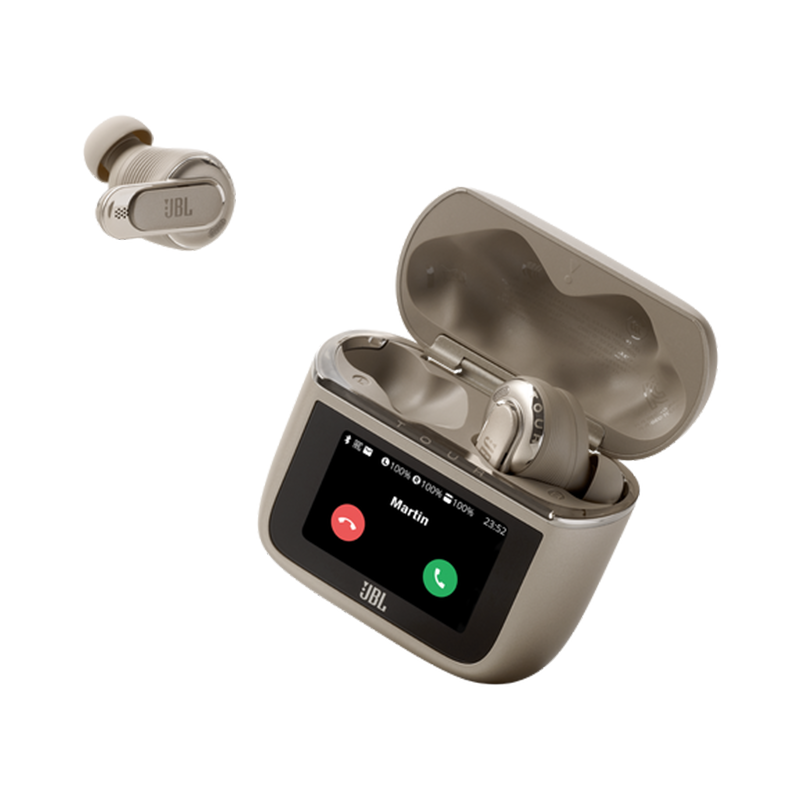 JBL TOUR PRO 3 True Wireless Noise Cancelling Earbuds Latte - Image 5