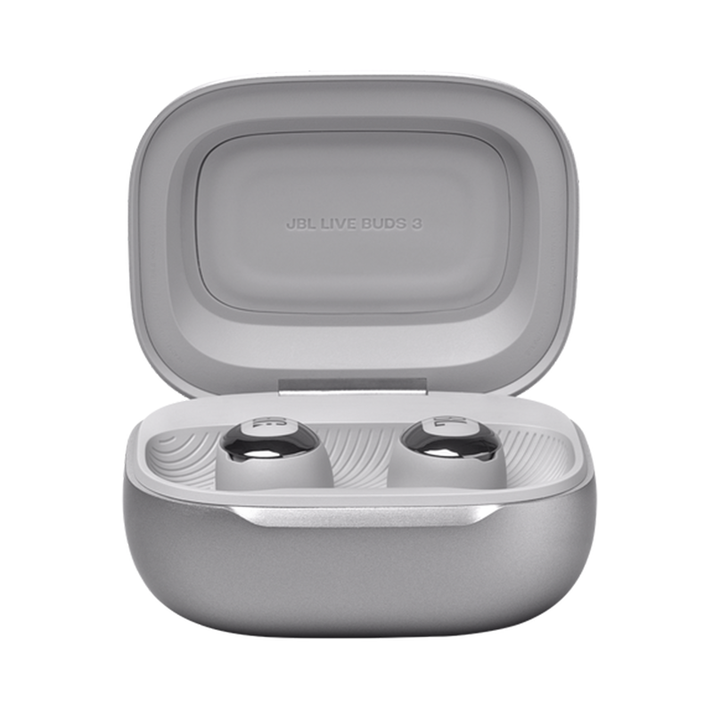 JBL LIVE BUDS 3 True Wireless Noise-Cancelling Earbuds Silver - Image 6