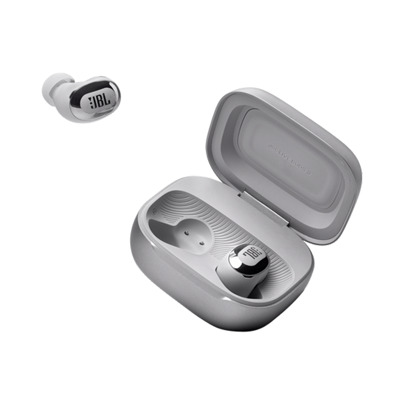 JBL LIVE BUDS 3 True Wireless Noise-Cancelling Earbuds Silver - Image 7