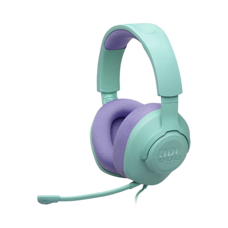JBL Quantum 100M2 Wired Over-Ear Gaming Headset Teal - Image 4