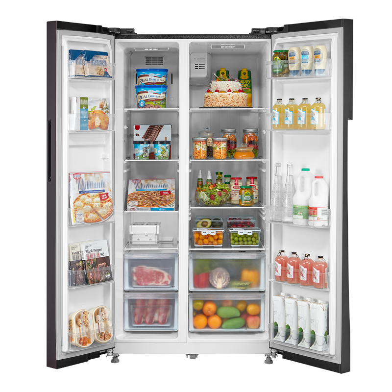 Midea MDRS712FIE61 19.6 cu.ft. Side by Side Refrigerator - Image 5