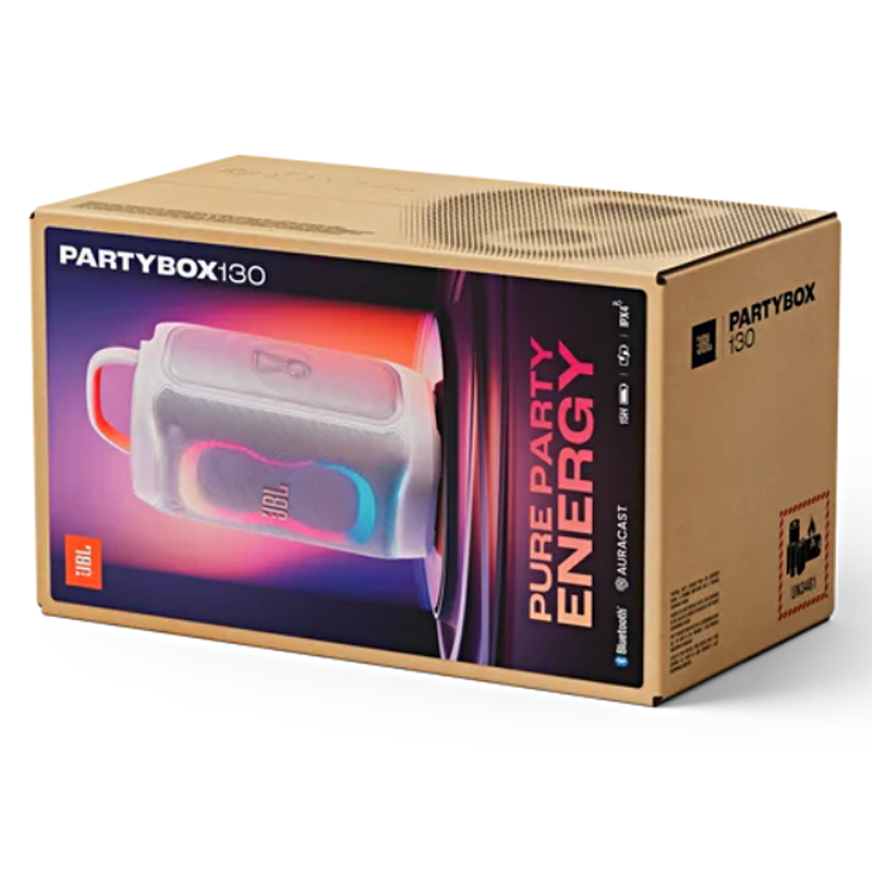 JBL PARTYBOX 130 White Portable Party Speaker - Image 9