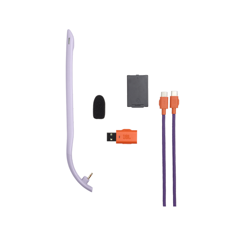 JBL Quantum 650 Wireless Multiplatform Gaming Headset Purple - Image 9