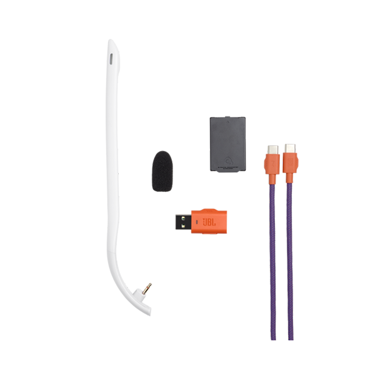 JBL Quantum 650 Wireless Multiplatform Gaming Headset White - Image 9