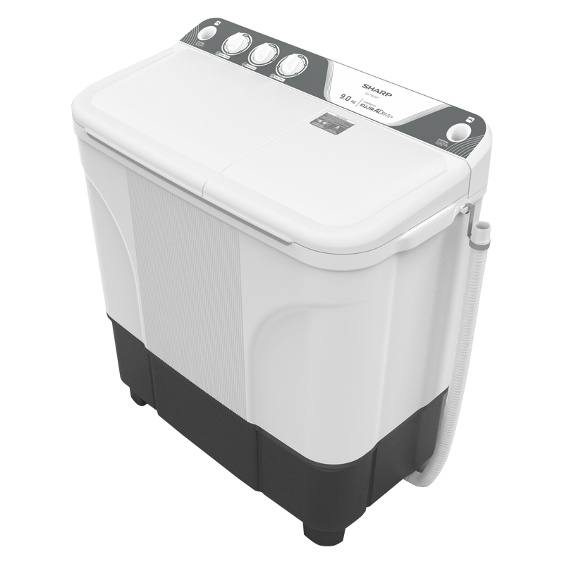 Sharp ES-T9040P(GY) 9kg. Twin Tub Washing Machine - 2026 - Image 3