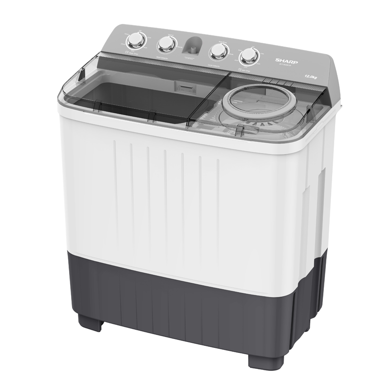 Sharp ES-T12045P-GY 12kg. Twin Tub Washing Machine - 2026 - Image 2