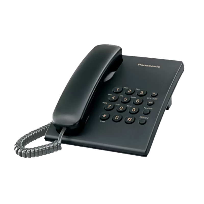 Panasonic KX-TS500MXB Black Corded Telephone