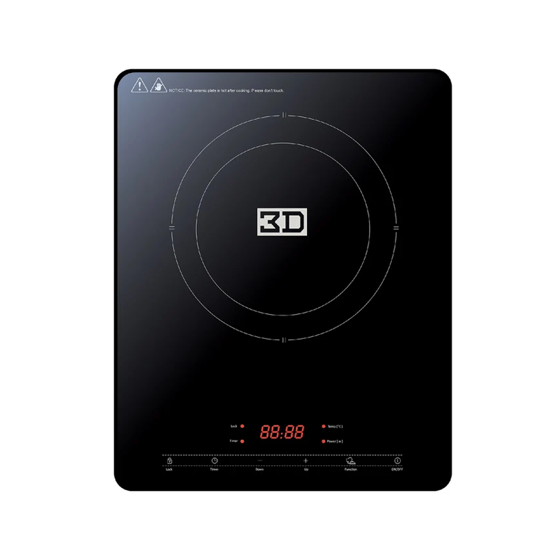 3D IC-SL01 2000W Induction Cooker - 2026